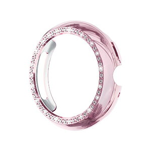 Google Pixel Watch 4 41/45mm クリアケース ウェアラブル端末・スマートウォッチ ビジュー付き PC素材 マルチカラー シンプルで ハードカバー CASE 落下衝撃 傷防止 便利 軽量 全面保護 人気 グーグル