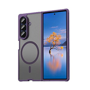 Samsung Galaxy Z Fold7 �P�[�X �ϏՌ� �J�o�[ �܂肽���݌^ �X�}�z�A�N�Z�T���[ �}�b�g�^�C�v �������� TPU+PC�f�� �w�ʃ}�O�l�b�g���� �Ռ��z�� �y�� �����₷�� ���p �l�C �������� ������� �֗�