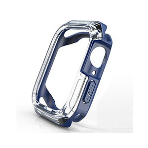 Apple Watch Series 11 42mm/46mm �N���A�P�[�X �E�F�A���u���[���E�X�}�[�g�E�H�b�` TPU+PC�f�� �}���`�J���[ �V���v���� �X�P���g�� �n�[�h�P�[�X �A�b�v�� �A�b�v���E�H�b�`11 ���킢�� �G���K���g C