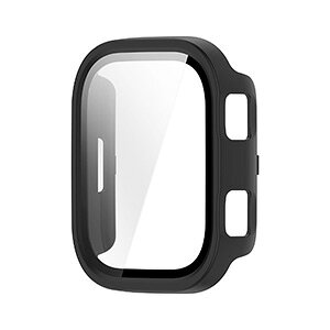 Amazfit Bip Max �N���A�P�[�X �E�F�A���u���[���E�X�}�[�g�E�H�b�` �h�� �v���X�`�b�N+�����K���X �t���ی� �V���v���� LCD�X�N���[���ی� �����h�~ �t�B������� �Ռ��z�� �y�� �S�ʕی� �l
