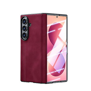 Galaxy Z Fold8 Ultra �P�[�X �ϏՌ� �J�o�[ �܂肽���݌^ �����K���X�t�B�����t�� �v���X�`�b�N + PU���U�[ �X�e�b�` �ی�P�[�X �V���v�� Samsung �T���X�� �M�����N�V�[ �t�H�[���h8 �E���g�� �l�C 