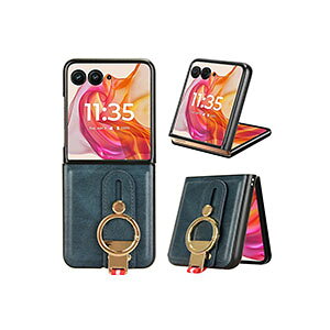 Motorola moto razr 50/50S �P�[�X �J�o�[ ����ق��肩���� PC&PU���U�[ �w�ʃ��U�[�� �����O�t�� �X�g���b�v�t�� ���f�B�[�X ���킢�� �X�}�z�ی�P�[�X CASE ������ �ϏՌ� �y�� �����₷�� ���p 