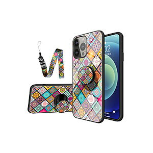�A�b�v�� �A�C�t�H�� Apple iPhone 15 15 Plus 15 Pro 15 Pro Max �P�[�X �J�o�[ TPU&�����K���X �J���t�� ���� �A�b�v�� CASE �ϏՌ��J�o�[ �l�b�N�X�g���b�v �X�^���h�@�\ �X�g���b�v�t�� �N�₩�� ����