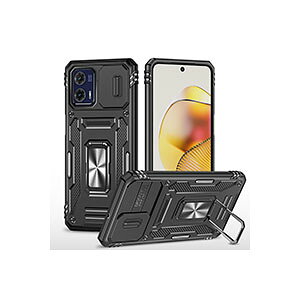 motorola Moto edge 40 neo �P�[�X �J�o�[ CASE �Ռ��ɋ���TPU&PC �����O�u���P�b�g�t�� �X�^���h�@�\ �ϏՌ��J�o�[ �Ռ��h�~ �w�ʃJ�o�[ �����O�t�� �J���������Y�ی� �����������ӂ� �֗� ���p �l�C 