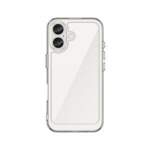 �A�b�v�� �A�C�t�H�� Apple iPhone 16 16 Plus 16 Pro 16 Pro Max �P�[�X �J�o�[ TPU&PC �N���A�P�[�X ���� �w�ʃJ�o�[ ���킢�� �l���̏Ռ��z���⋭ CASE �����₷�� �y�� �Ռ��h�~ �����h�~ �Y��� �J���t