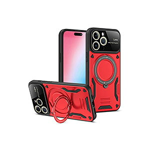 �A�b�v�� �A�C�t�H�� Apple iPhone 16 16 Plus 16 Pro 16 Pro Max �P�[�X �J�o�[ TPU&PC �w�ʃJ�o�[ ���킢�� �����O�t�� �X�^���h�@�\ CASE �����₷�� �y�� �Ռ��h�~ �����h�~ �J�[�h���[ �J���t�� �l�C ��