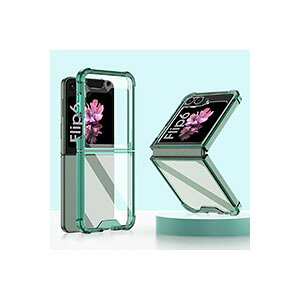 Samsung Galaxy Z Flip6 5G �P�[�X �J�o�[ �N���A�P�[�X �܂肽���݌^Android�X�}�z�A�N�Z�T���[ TPU�f�� CASE �ϏՌ��J�o�[ �y�� �l���̏Ռ��z���⋭ �����₷�� �S�ʕی� �J�b�R���� �֗� ���p �����P