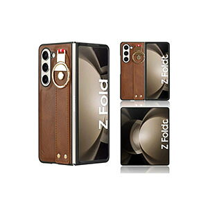 サムスン ギャラクシー Z フォールド6 Samsung Galaxy Z Fold6 5G ケース カバー 折りたたみ型Androidスマホアクセサリー PC&PUレザー CASE 耐衝撃カバー リング付き スタンド機能 軽量 持ちやすい 全面保