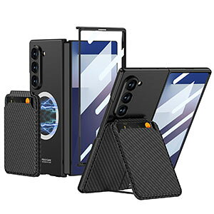 �T���X�� �M�����N�V�[ Z �t�H�[���h7 5G Samsung Galaxy Z Fold7 5G �P�[�X �J�o�[ PC+�����K���X ���C�[�d CASE �ϏՌ��J�o�[ �X�^���h�@�\ �J�[�h���[ �Ռ��h�~ �J�b�R���� ����h�~ �֗� ���p �l�C 