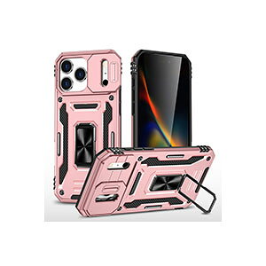 �A�b�v�� �A�C�t�H�� Apple iPhone 17 17 Air 17 Pro 17 Pro Max�P�[�X �J�o�[ TPU&PC�f�� �����Y�ی� �����O�t�� �X�^���h�@�\ �w�ʃJ�o�[ CASE �����₷�� �y�� �Ռ��h�~ �����h�~ �J���t�� �l�C iPhone 17 �P
