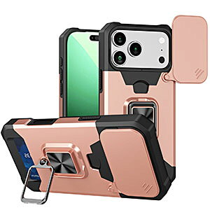 �A�b�v�� �A�C�t�H�� Apple iPhone 17 17 Air 17 Pro 17 Pro Max�P�[�X �J�o�[ TPU&PC�f�� �����Y�ی�J�o�[ �����O�t�� �X�^���h�@�\ �w�ʃJ�o�[ CASE �����₷�� �y�� �Ռ��h�~ �����h�~ �J���t�� �l�C iPho