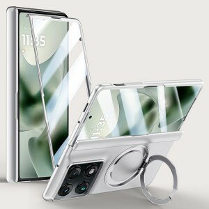 Motorola Razr Fold �P�[�X �ϏՌ� �J�o�[ �܂肽���݌^ �X�}�z�A�N�Z�T���[ �}�b�g�^�C�v TPU+PC�f�� ���C�z�� �����O�u���P�b�g�t�� �Ռ��z�� �����₷�� �l�C �������� ������� �֗����̍��� ��