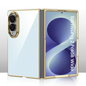 Samsung Galaxy Z Fold8 Wide 5G �N���A �P�[�X �J�o�[ �܂肽���݌^ Android�X�}�z�A�N�Z�T���[ PC�f�� �v���X�`�b�N�� CASE �ϏՌ��J�o�[ �y�� �����₷�� �S�ʕی� �J�b�R���� ���p ��G�蔲�Q �l�C ��