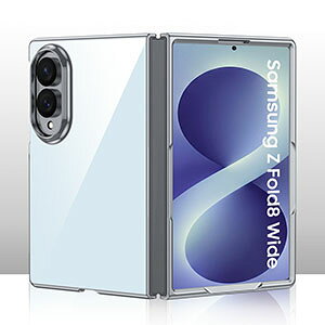 Samsung Galaxy Z Fold8 Wide 5G �N���A �P�[�X �J�o�[ �܂肽���݌^ Android�X�}�z�A�N�Z�T���[ PC�f�� �v���X�`�b�N�� CASE �ϏՌ��J�o�[ �y�� �����₷�� �S�ʕی� �J�b�R���� ���p ��G�蔲�Q �l�C ��