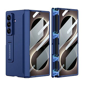 Samsung Galaxy Z Fold8 5G �T���X�� �M�����N�V�[ Z �t�H�[���h8 �P�[�X �J�o�[ �X�^���h�@�\ �܂肽���݌^ PC�f�� �v���X�`�b�N�� �����t�B�����t�� CASE �ϏՌ��J�o�[ �y�� �����₷�� �S�ʕی� �J