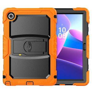 ���m�{ Lenovo Tab K10 Gen 2 (2nd Gen) 10.1�C���` ZAEK0002JP/ZAEL0018JP �P�[�X �ϏՌ��J�o�[ �w�ʃJ�o�[ �^�u���b�gPC �V���R���f�� �\�t�g�J�o�[ �X�^���h�@�\ CASE ����ق��肩���� �y�� �����₷�� �J