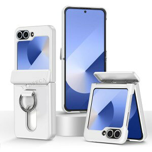 Samsung Galaxy Z Flip8 �P�[�X �ϏՌ� �J�o�[ �܂肽���݌^ �X�}�z�A�N�Z�T���[ PC&�����K���X �Ռ��z�� �����₷�� �����O�u���P�b�g�t�� �������� ������� �֗����̍��� �T���X�� �M�����N�V�[ 