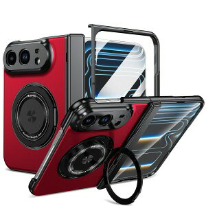 Apple iPhone Duo �܂肽���݌^ �P�[�X �ϏՌ� �A�b�v�� �A�C�t�H�� �t�H�[���h �J�o�[ TPU&PC �����O�t�� �X�^���h�@�\ �w�ʃ}�O�l�b�g���� �ϏՌ� �y�� ���p �����h�~ �S�ʕی� �l�C �w�ʃJ�o�[