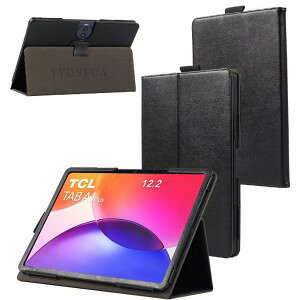 TCL TAB A1 Plus 12.2�C���` �蒠�^ PU���U�[ �P�[�X ������� �P�[�X CASE �����₷�� ����h�~ �X�^���h�@�\ �u�b�N�^ ���������� �����������ӂ� �J�b�R���� �蒠�^�J�o�[ �������� �A���h���C�h 