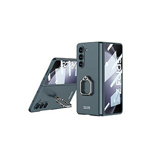 TX MNV[ Z tH[h5 5G Samsung Galaxy Z Fold5 5G P[X Jo[ ق肩 CASE ϏՌJo[ X^h@\ OuPbgt PC+KX Ռh~ JbR 