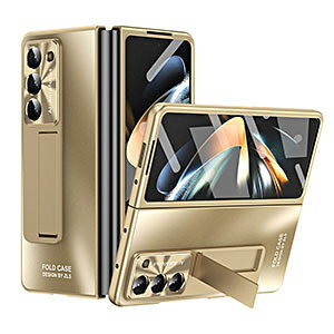 �T���X�� �M�����N�V�[ Z �t�H�[���h5 5G Samsung Galaxy Z Fold5 5G �P�[�X �J�o�[ �X�}�[�g�t�H�� ����ق��肩���� �X�^���h�@�\ CASE �ϏՌ��J�o�[ PC+�����K���X �Ռ��h�~ �J�b�R���� ����h�~ 