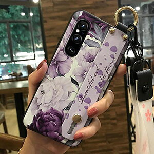 SONY Xperia 1 V SOG10 Xperia 10 V �P�[�X �J�o�[ �J���t�� CASE �ϏՌ� �����������ӂ� ������� �Ռ��ɋ��� �J�b�R���� �l�C �X�^���h�@�\ �l�b�N�X�g���b�v ���X�g�X�g���b�v Xperia SOG10�J�o�[ �ϏՌ�