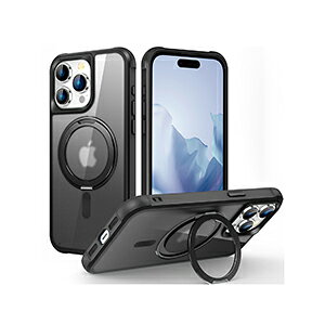 �A�b�v�� �A�C�t�H�� Apple iPhone 15 15 Plus 15 Pro 15 Pro Max �P�[�X �ϏՌ� �J�o�[ �Ռ��ɋ���TPU&PC 2�d�\�� �����O�t�� �X�^���h�@�\ �����O���w�ɒʂ����Ƃŗ����h�~ �Ռ��h�~ �������� ������� 
