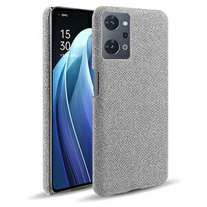 OPPO Reno9 A (CPH2523) ケース 耐衝撃 カバー プラスチック製 背面デニム調 キャンパス調 カバー 衝撃吸収 軽量 持ちやすい PC素材 ハードカバー 人気 おすすめ おしゃれ オッポ リノ9 A CPH2523 ケー