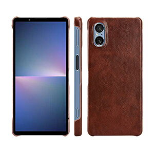 SONY Xperia 5 V SO-53D/SOG12/XQ-DE44 �P�[�X �ϏՌ� �J�o�[ �v���X�`�b�N�� PC�f�� �w��PU���U�[�J�o�[ �y�� �����₷�� �n�[�h�J�o�[ �l�C �X�}�z �\�j�[ �G�N�X�y���A 5 V �ی� �P�[�X �w�ʃJ�o�[ ����