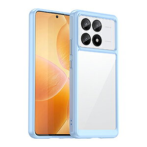 Poco X6 Pro �P�[�X �ϏՌ� �J�o�[ �^�t�Ŋ�� 2�d�\�� TPU+�A�N���� ���� �w�ʃJ�o�[ �Ռ��z�� �����h�~ ������� �J�b�R���� �l�C �Ռ��ɋ��� �V���I�~ ���� Xiaomi Poco X6 �v�� �w�ʃJ�o�[ �N���A 