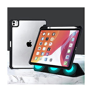 Apple iPad Pro 13�C���` �P�[�X �ϏՌ� �J�o�[ �A�C�p�b�h �v�� 13�^ 2024�t���f�� CASE TPU+�A�N����+PU�� �֗� �l�C �����₷�� Pencil Pro���[ ���������܂܏[�d�\ �I�[�g�X���[�v �X�^���h�@�\ �蒠