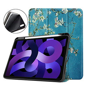 Apple iPad Air 13�C���` �P�[�X �ϏՌ� �J�o�[ �A�C�p�b�h �G�A�[ 13�^ 2024�t���f�� CASE TPU+PU���U�[�� �u�b�N�^ �֗� �l�C �������� ������� �����₷�� Pencil Pro���[ ���������܂܏[�d�\ �I�[�g