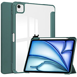 Apple iPad Air 13C` P[X ϏՌ Jo[ ACpbh GA[ 13^ 2024tf CASE TPU+AN+PU ֗ lC   ₷ Pencil Pro[ ܂܏[d\ I[gX[