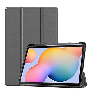 Samsung Galaxy Tab S6 Lite 2024 (Wi-Fi) �P�[�X �蒠�^ �J�o�[ �M�����N�V�[ �^�u S6 ���C�g 2024���f�� TPU+PU���U�[�� S�y�����[ �֗� �l�C �������� ������� �����₷�� ����h�~ �I�[�g�X���[�v �X�^��