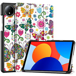 Xiaomi Redmi Pad SE 8.7�C���` �P�[�X �蒠�^ �J�o�[ ���h�~ �p�b�h SE 2024���f�� PC+PU���U�[�� �֗� �l�C �������� ������� �����₷�� ����h�~ �I�[�g�X���[�v �X�^���h�@�\ �J�b�R���� �ϏՌ� 