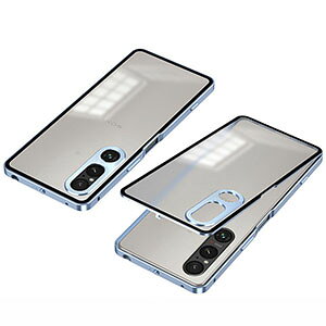 SONY Xperia 1 VI SO-51E/XQ-EC44/Xperia 10 VI SO-52E �P�[�X �ϏՌ� �J�o�[ �A���~�o���p�[�P�[�X �g �t���[�� �y�� �����₷�� PC�w�� ������ ���� �����Y �v���e�N�^�[ �J���������Y�ی�J�o�[ �G�N�X�y