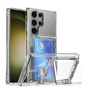 Samsung Galaxy S25 Ultra P[X ϏՌ Jo[ ق肩 CASE Ռɋ X}zی NA P[X 2d\ TPU+PCf X^h@\ J[h[ ֗ lC   TX M