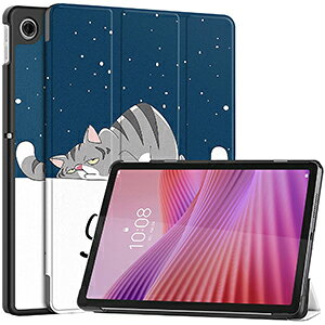 Lenovo Tab 2025 �P�[�X �ϏՌ� �J�o�[ ���m�{ �^�u 2025���f�� 10.1�C���`/�^ ZAEH0063JP �蒠�^�J�o�[ PC+PU���U�[�� �I�[�g�X���[�v�@�\ �֗� �l�C �������� ������� �����₷�� ����h�~ �X�^���h�@