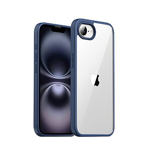 Apple iPhone 16e �P�[�X �N���A �ϏՌ� �J�o�[ �^�t�Ŋ�� 2�d�\�� TPU+PC�f�ސ� ���� �Ռ��z�� �����h�~ �������� ������� �J�b�R���� �l�C �Ռ��ɋ��� 2025���f�� �A�b�v�� �A�C�t�H�� 16e �w�ʃJ