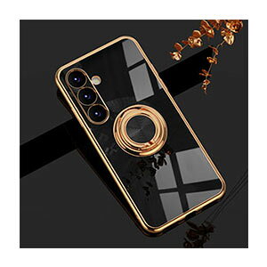 Samsung Galaxy S24 FE �P�[�X �ϏՌ� �J�o�[ ����ق��肩���� ������� �Ռ��ɋ��� ���b�L�d�グ TPU�f�� �Ռ��h�~ �����₷�� �����O�t�� �X�^���h�@�\ �֗� ���p �l�C CASE �T���X�� �M�����N�V