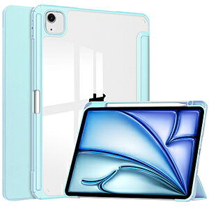 Apple iPad Air 13C` (M3`bv) P[X ϏՌ Jo[ 2025Ntf Abv ACpbh GA[ 13^ (M3`bv) CASE TPU+AN+PU ₷ ubN^ Pencil Pro[ ܂܏[d\ 