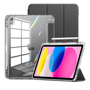 Apple iPad (A16`bv) 11 11C` P[X ϏՌ Jo[ 2025Ntf Abv ACpbh 11^ (A16`bv) CASE TPU+AN+PU ₷ ubN^ Pencil Pro[ ܂܏[d\ 
