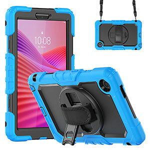 LAVIE Tab T8 T0855/KAS PC-T0855KAS ケース 耐衝撃 カバー 8.7インチ/型 TAB08/H05 PC-TAB08H05 タブレット保護 スタンド機能付き バンド付き 360度回転 傷やほこりから守る ショルダーストラップ 人気 おすす