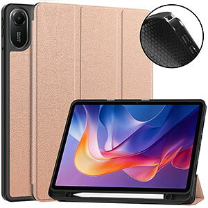 Xiaomi Redmi Pad 2 �P�[�X �蒠�^ �J�o�[ 11�C���`/�^ ���h�~ �p�b�h 2 �J�o�[ TPU��PU���U�[�� �֗� Redmi Smart Pen���[ �l�C �������� �����₷�� �I�[�g�X���[�v �X�^���h�@�\ �ϏՌ� �J�o�[ ��������