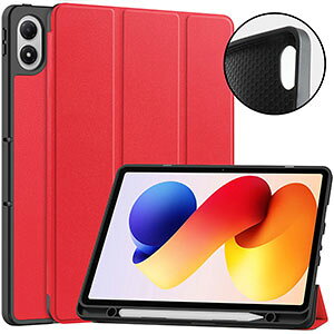 Redmi Pad 2 Pro �P�[�X �ϏՌ� �J�o�[ PU���U�[�� ������� �P�[�X �����₷�� ����h�~ REDMI �X�}�[�g�y�����[ �X�^���h�@�\ �I�[�g�X���[�v�@�\ �������� �l�C �������� �^�u���b�g�ی� �P�[�X 
