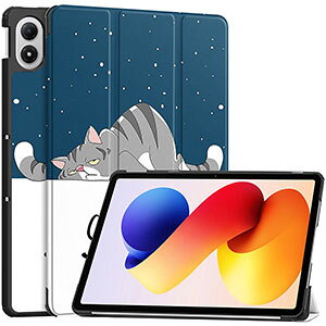 Xiaomi Poco Pad M1 �J�o�[ �ϏՌ� �蒠�^�P�[�X 12.1�C���`/�^ �V���I�~ POCO �p�b�h M1 �J�o�[ PC+PU���U�[�� �u�b�N�^ �����₷�� ����h�~ �֗� �X�^���h�@�\ �I�[�g�X���[�v�@�\ �l�C �������� ��
