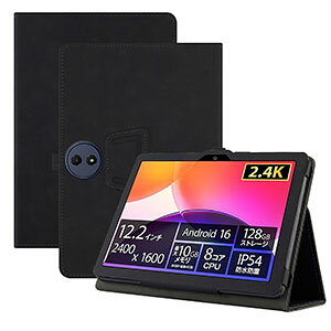 TCL TAB A1 Plus NXTPAPER �P�[�X �ϏՌ� �J�o�[ 12.2�C���` PC+PU���U�[ �����₷�� �o���h�t�� �Ў�Ŏ����đ��삵�₷�� �֗����̍��� �X�^���h�@�\ �Ў葀�� ����� �y�����[ �l�C �������� ������