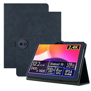 TCL TAB A1 Plus NXTPAPER �P�[�X �ϏՌ� �J�o�[ 12.2�C���` PC+PU���U�[ �����₷�� �o���h�t�� �Ў�Ŏ����đ��삵�₷�� �֗����̍��� �X�^���h�@�\ �Ў葀�� ����� �y�����[ �l�C �������� ������