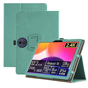 TCL TAB A1 Plus NXTPAPER �P�[�X �ϏՌ� �J�o�[ 12.2�C���` PC+�z�E�|���G�X�e�� �f�j���� �����₷�� �o���h�t�� �Ў�Ŏ����đ��삵�₷�� �֗����̍��� �X�^���h�@�\ �Ў葀�� ����� �y�����[ �l
