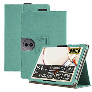 TCL TAB A1/TAB A1 NXTPAPER �P�[�X �ϏՌ� �J�o�[ 11�C���` PC+�z�E�|���G�X�e�� �f�j���� �����₷�� �o���h�t�� �Ў�Ŏ����đ��삵�₷�� �֗����̍��� �X�^���h�@�\ �Ў葀�� ����� �y�����[ �l